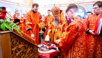 В Городище освятили воинские хоругви &laquo;Спас Нерукотворный Херсонесский&raquo;