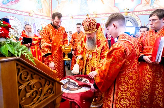В Городище освятили воинские хоругви &laquo;Спас Нерукотворный Херсонесский&raquo;