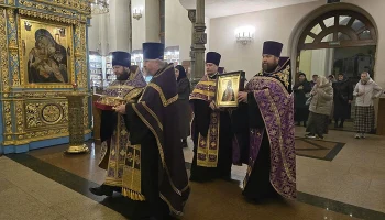 Ковчег с мощами святителя Тихона был принесен в пределы Одинцовской епархии