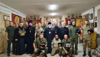 Митрополит Ставропольский Кирилл посетил походный храм бригады &laquo;Терек&raquo;